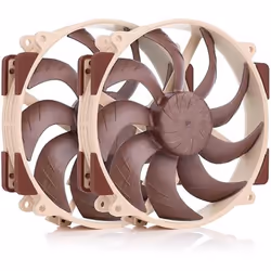 Ventilateur - NOCTUA - NF-A14x25r G2 PWM - Kit Push-Pull - 140mm - Marron