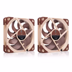 Noctua NF-A12X25 G2 PWM SX2-PP système de refroidissement d'ordinateur Boitier PC Ventilateur 12 cm Beige 2 pièce(s) - Vue supplémentaire 2