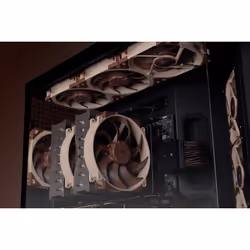 Noctua NF-A12X25 G2 PWM SX2-PP système de refroidissement d'ordinateur Boitier PC Ventilateur 12 cm Beige 2 pièce(s) - Vue supplémentaire 4