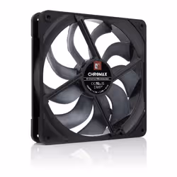 Noctua NF-A14X25 G2 PWM CHROMAX.BLACK système de refroidissement d'ordinateur Boitier PC Ventilateur 14 cm Noir 1 pièce(s) - Vue supplémentaire 2