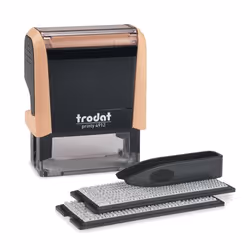 Trodat 4912 TYPOMATIC, Auto-encreur, Tampon texte/date, 17 x 46 mm, Noir, Crème, 63 mm, 35 mm
