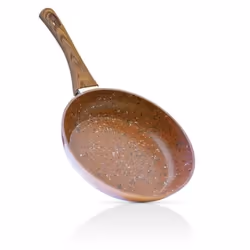 Poêle en cuivre et en pierre - GENERIQUE - 24 cm - Anti-adhésif - Tous feux sauf induction