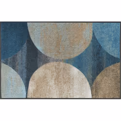 wash+dry GALAXIA, Paillasson décoratif, Intérieure, Rectangulaire, Multicolore, Motif, 750 mm