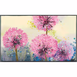 wash+dry Alium, Paillasson décoratif, Intérieure, Rectangulaire, Multicolore, Image, 500 mm