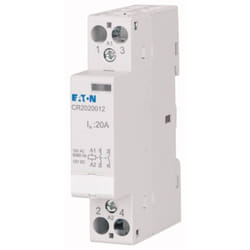 Eaton - CR2002012 Contacteur d'installation Tension nominale: 12 v dc/ac Courant de commutation (max.): 20 a 2 nf (r) 1 p