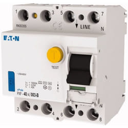 Disjoncteur Différentiel Eaton 300299 Pxf-40/4/003-b Interrupteur Différentiel Sensible Tous Courants B 4 Pôles 40 A 0.03 A 230