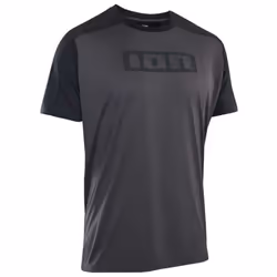 Maillot de cyclisme - Ion - 2022 - Gris-noir - Manches courtes - 100% coton