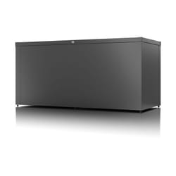 Coffre haut de rangement polyvalent - taille l - Anthracite - 179x76,5x82,2 - acier - Guardi