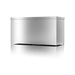 Coffre de rangement polyvalent - taille s - Argent métallisé - 129x56,5x68,2 - acier - Guardi