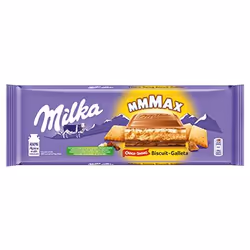 Milka 9012200872739, Chocolat au lait, 300 g, 2339 kJ, 559 kcal, 34 g, 19 g