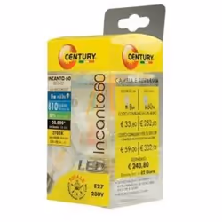 CENTURY INCANTO Goccia energy-saving lamp 8 W E27 E