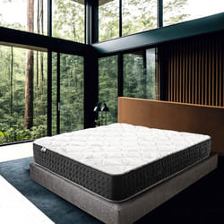Matelas Serenite, 27cm, Ressorts Ensachés, Mousse Haute Densité, Indépendance De Couchage, Soutien Très Ferme, Face Été/hiver