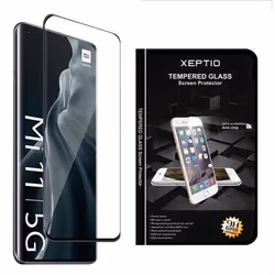 Protection décran en Verre trempé Full Cover Noir Xiaomi Mi 11 LITE - Mi11 LITE 5G  - Tempered Glass Screen Protector