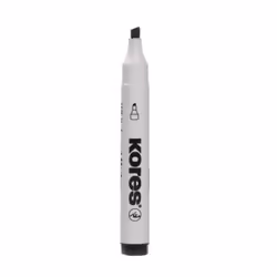 Kores M20850, 1 pièce(s), Noir, Pointe biseautée, Noir, Blanc, Rond, 3 mm