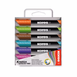 Kores M20902, Marron, Bleu clair, Vert clair, Orange, Rose, Violet, Pointe ogive, Multicolore, Vitrocéramique, Métal, Bold, 3 ...