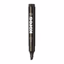 Kores M20950, Noir, Pointe biseautée, Noir, Blanc, 3 mm, 5 mm, 1 pièce(s)