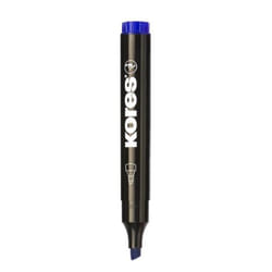 Kores M20953 marqueur indélébile Pointe biseautée Bleu 1 pièce(s)
