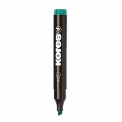 Kores M20955, Vert, Pointe biseautée, Noir, Vert, Blanc, 3 mm, 5 mm, 1 pièce(s)