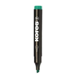 Kores M20955 marqueur indélébile Pointe biseautée Vert 1 pièce(s)