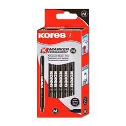 Kores M22100, Noir, Noir, Moyen, Boîte