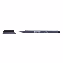 Kores FL28102, 12 pièce(s), Noir, Pointe fine, Noir, Gris, Rond, 0,4 mm