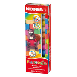 Kores 34010 composant pour poterie et modelage Pâte à modeler 200 g Couleurs assorties 10 pièce(s)