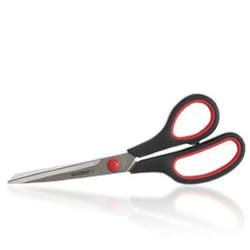 Kores SCH35210 ciseaux à bouts ronds Noir, Rouge, Acier inoxydable