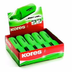 Kores TM36105, 10 pièce(s), Vert, Vert, Plastique