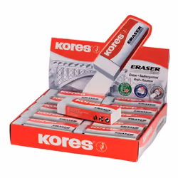 Kores RG40301, Polyvinyl chloride (PVC), Blanc, Adultes et enfants, 40 mm, 21 mm, 10 mm