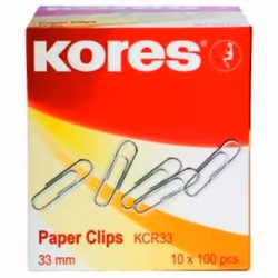 Kores B-BK43010, Argent, 1000 pièce(s)