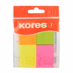 Kores N48450, Rectangle, Multicolore, Papier, 40 mm, 50 mm, 50 feuilles