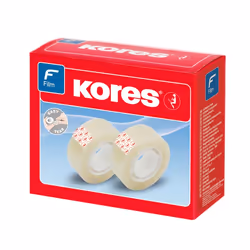 Kores 51319 Adhésif de bureau 33 m Transparent 8 pièce(s)