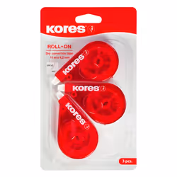 Kores 84723 film/bande correcteur 15 m Rouge 1 pièce(s)