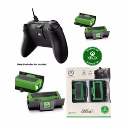 Batteries rechargeables - Xbox - One/Série X - S - 1100mAh - Indicateur LED - Kit Play & Charge