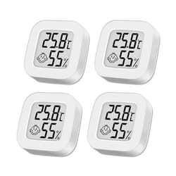 Thermometre interieur Hygromètre intérieurMini extérieur Digital Thermomètre intérieur pour Maison Terrarium Chambre Bébé Couveuse