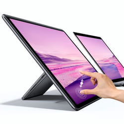 Moniteur portable tactile Full HD 156 P 1080 pouces support rotatif réglable intégré 100 % sRGB avec interface HDMI Type C OTG