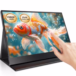 UPERFECT Moniteur portable tactile Full HD 156 pouces 1080P pour ordinateurs portables/PC/Mac/PS4/Xbox