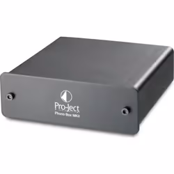 Pré-amplificateur phono - PRO-JECT - Phono Box Mk2 - Ampli classique - Gris foncé - Connecteurs plaqués or