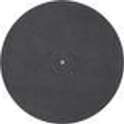 Couvre plateau - PRO-JECT - Leather It - Cuir noir - Rond - 30 cm