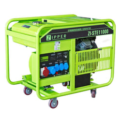 Zipper ZI-STE11000 groupe électrogène 10000 W 30 L Essence Noir, Vert