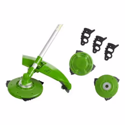 Zipper ZI-BR3, Tête de débroussaillage, Vert clair, Argent, 3 pièce(s), 420 g, 210 mm, 210 mm