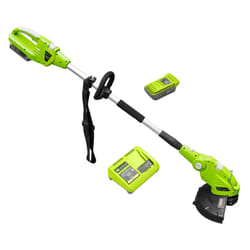 Zipper ZI-MOS40V-AKKU débroussailleuse et coupe-bordure 200 W Batterie Noir, Vert