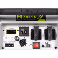 Zipper ZI-STE3000IV groupe électrogène 2800 W 10 L Essence Noir, Vert, Gris