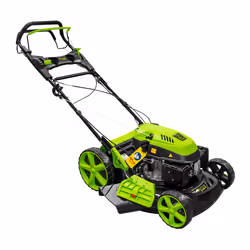 Zipper ZI-BRM508 tondeuse à gazon Essence Noir, Vert clair