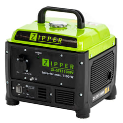 Zipper ZI-STE1100IV groupe électrogène 1100 W 4,2 L Essence Noir, Vert