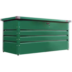 Conteneur boite de jardin en metal vert 132x61x62 cm Zipper zi-gab132gr