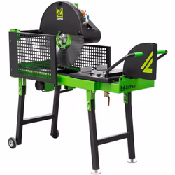 Base pliante, taille compacte pour le transport et le stockage. Moteur puissant de 4 Kw Surface de table caoutchoutée. Hauteu ...