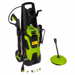 Zipper ZI-HDR195 Nettoyeur haute pression Compact Electrique 6,5 l/h 2300 W Noir, Vert clair