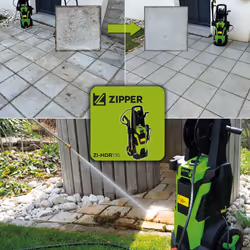 Zipper ZI-HDR195 Nettoyeur haute pression Compact Electrique 6,5 l/h 2300 W Noir, Vert clair