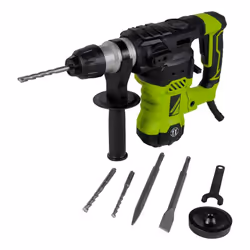 Zipper ZI-BHA1500DN perceuse 4250 tr/min SDS Plus 5,1 kg Noir, Vert clair